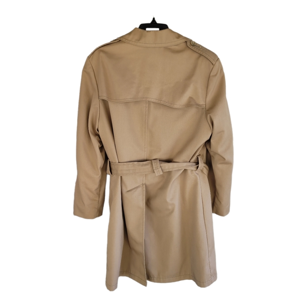 Mr. Chips vintage men's classic trench coat with Removable fur lining - Picture 5 of 14